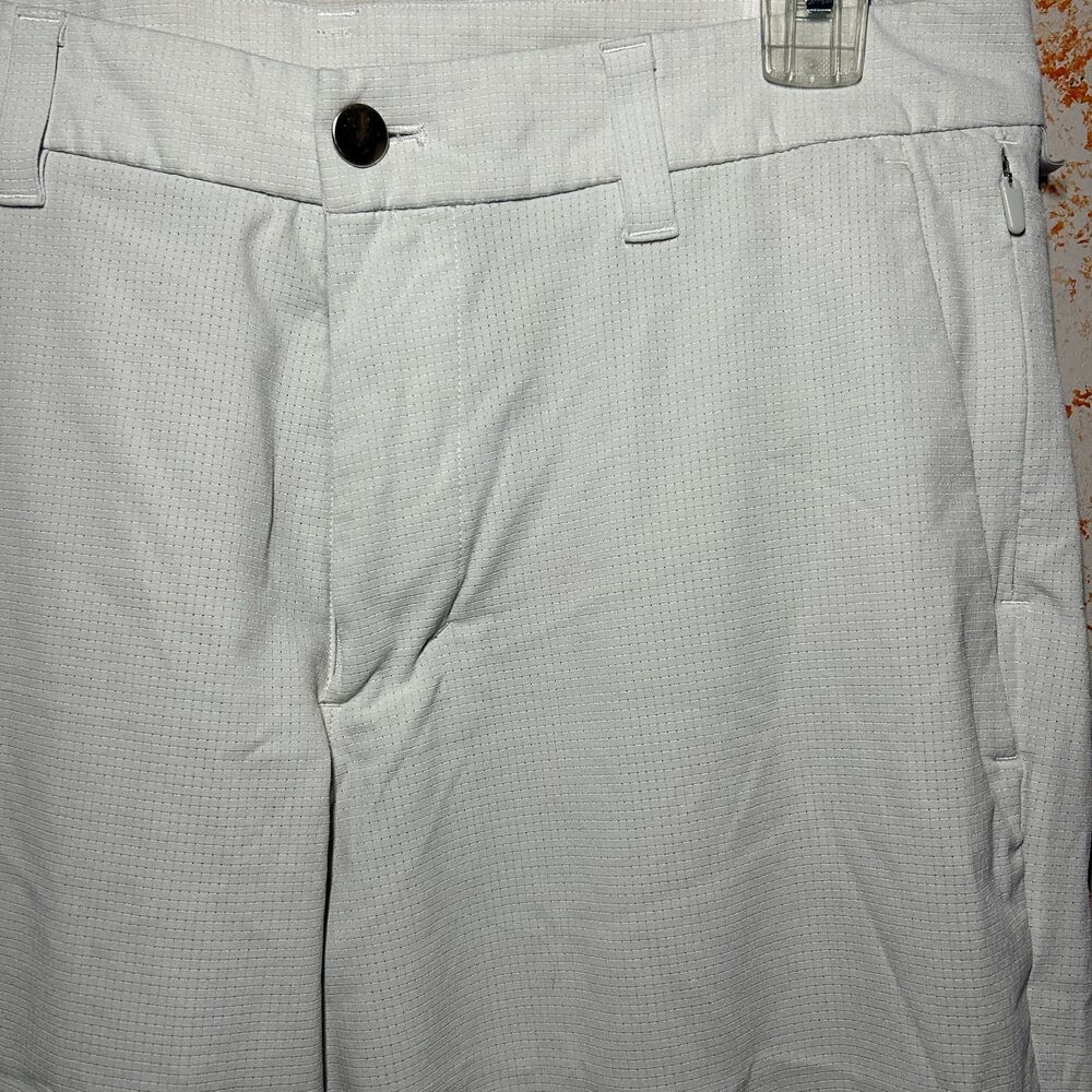 Lululemon Commission Slim Ventlight Pants Men 32x33 White LM5AF6S Golf